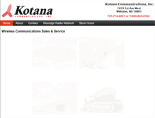 Tablet Screenshot of kotana.com